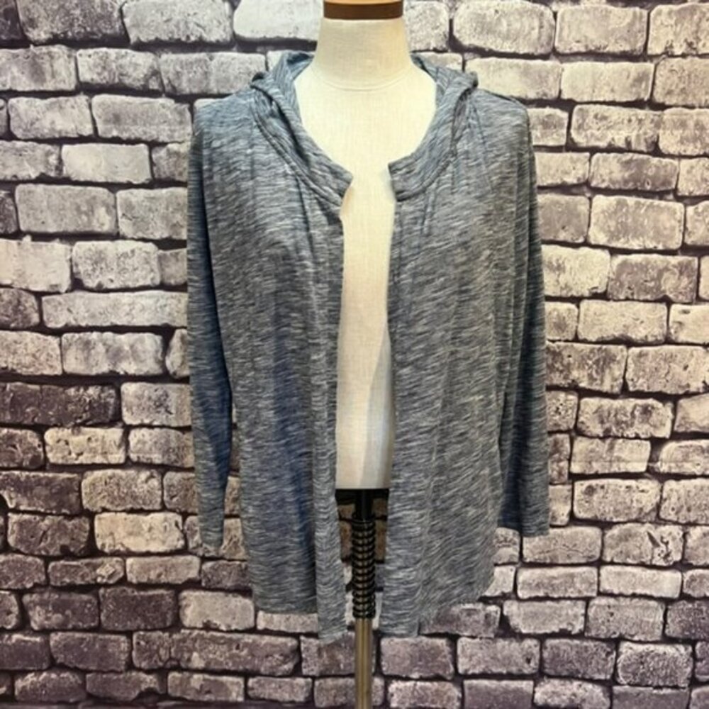 J. Jill No Close Navy & White Cardigan Size S